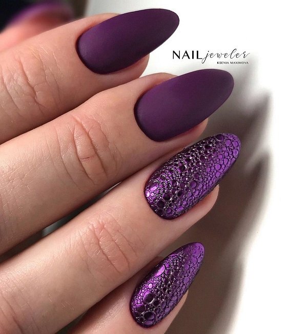 مانيكير الفقاعات bubble nails 62