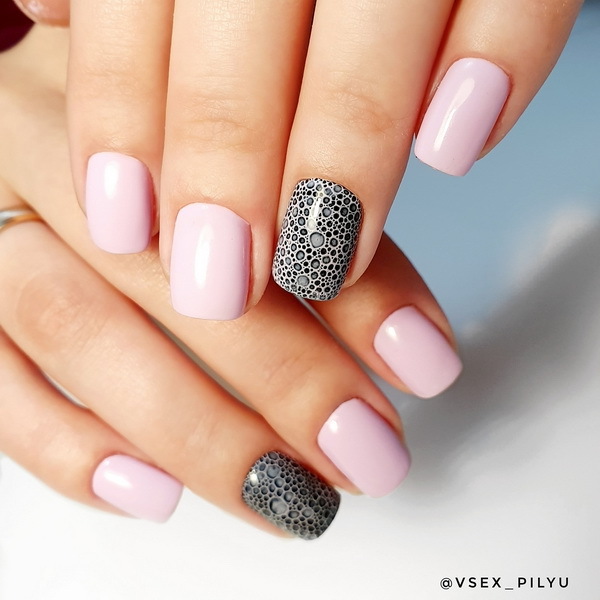 مانيكير الفقاعات bubble nails 65