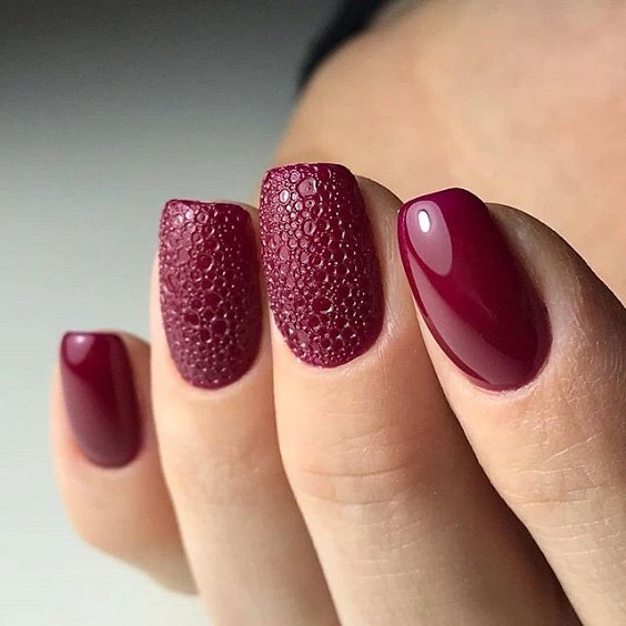 مانيكير الفقاعات bubble nails 66