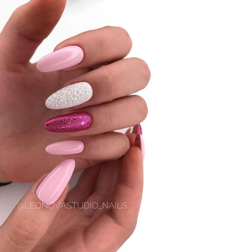 مانيكير الفقاعات bubble nails 7