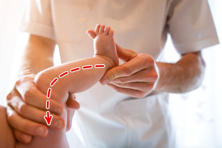 نقط مساج لتهدئة واسترخاء الطفل 8