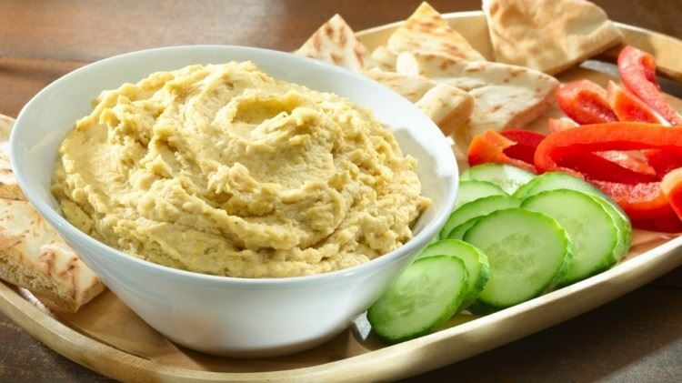 حمص كريمي بدون طحينة