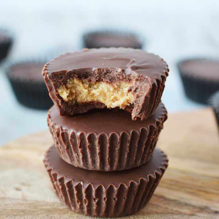 3 ingredient peanut butter cups