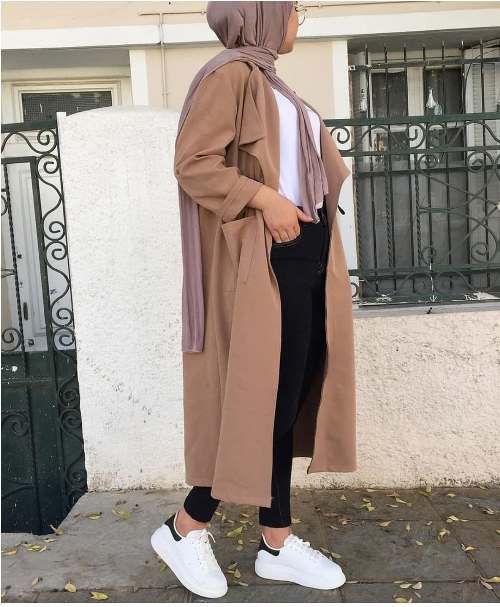 ستايلات للمحجبات مناسبة للجامعة 43