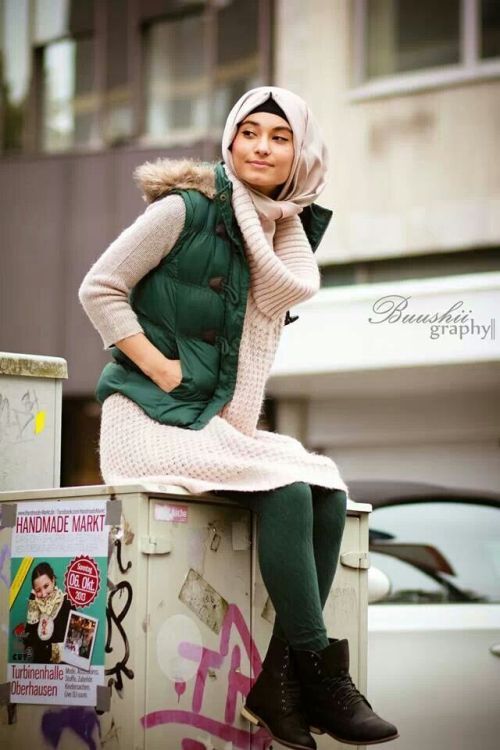 ستايلات للمحجبات مناسبة للجامعة 68