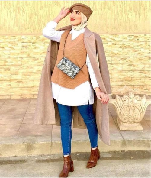 ستايلات للمحجبات مناسبة للجامعة 10