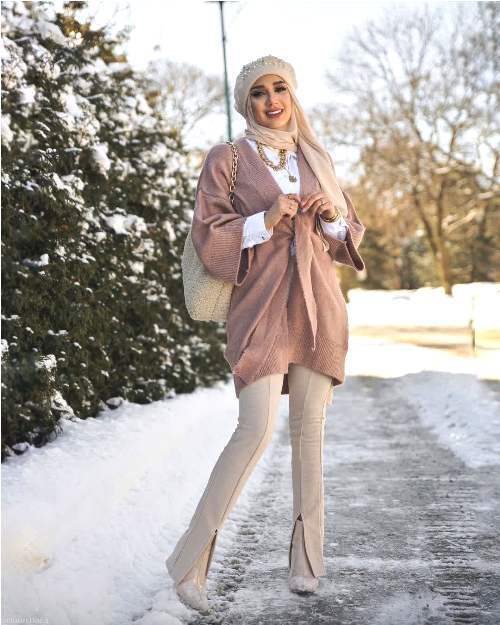 ستايلات للمحجبات مناسبة للجامعة 9
