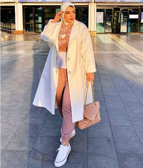 ستايلات للمحجبات مناسبة للجامعة 7