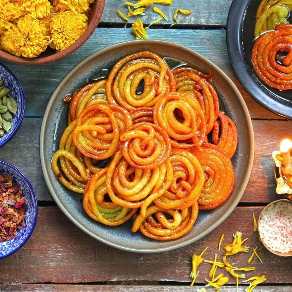 طريقة عمل حلوى الجاليبي Jalebi الهندية