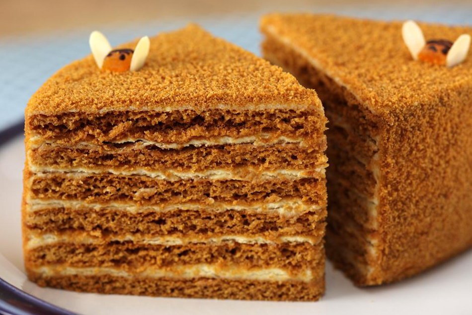 كيكة العسل الروسية 5