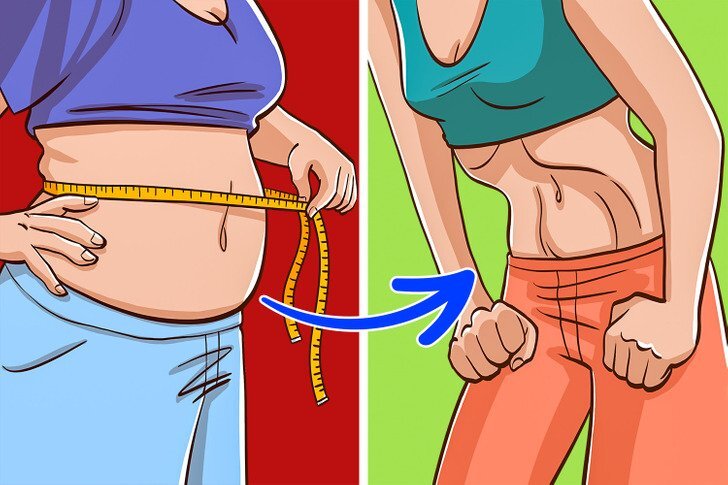 نصايح للحصول على وسط انحف 8