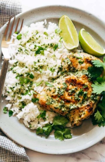 Cilantro-Lime Chicken And Rice Bowl