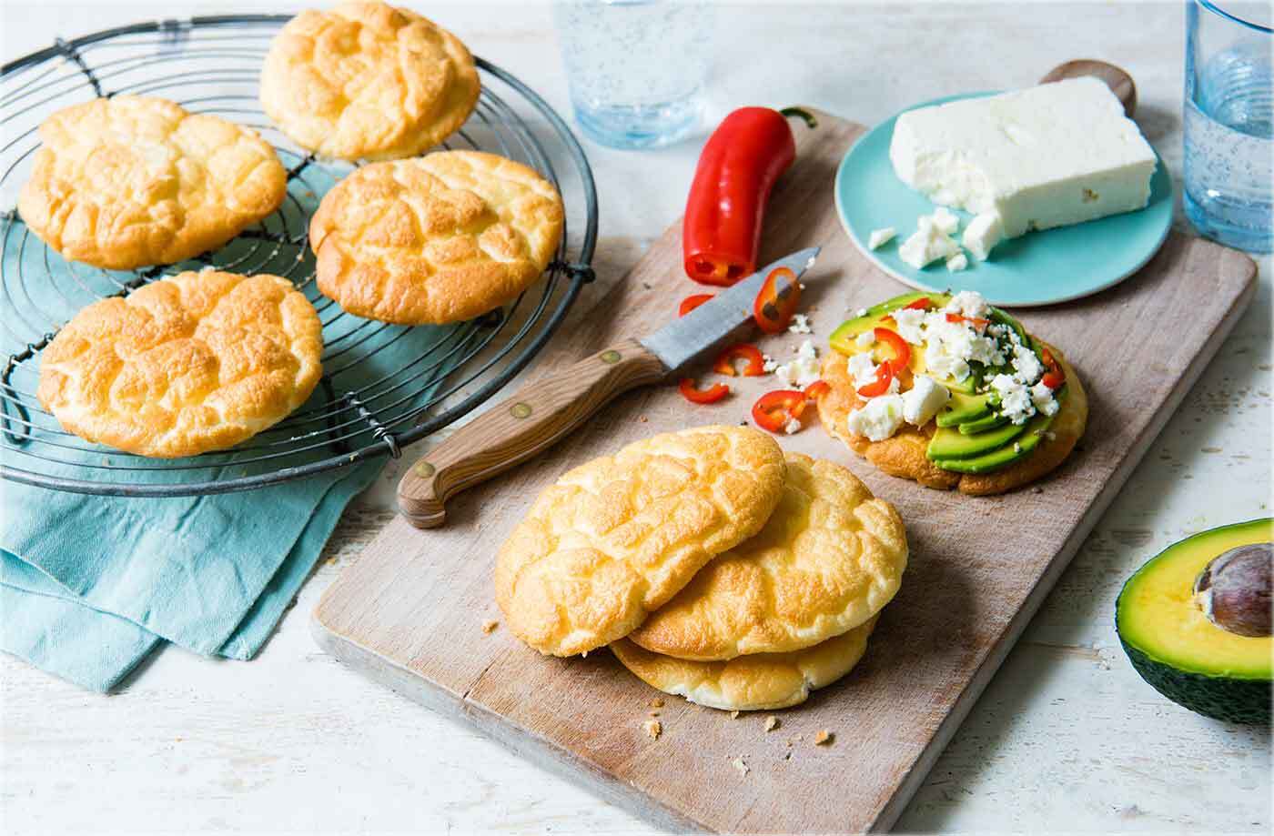 طريقة عمل خبز خفيف Cloud Bread ب 3 مكونات بس