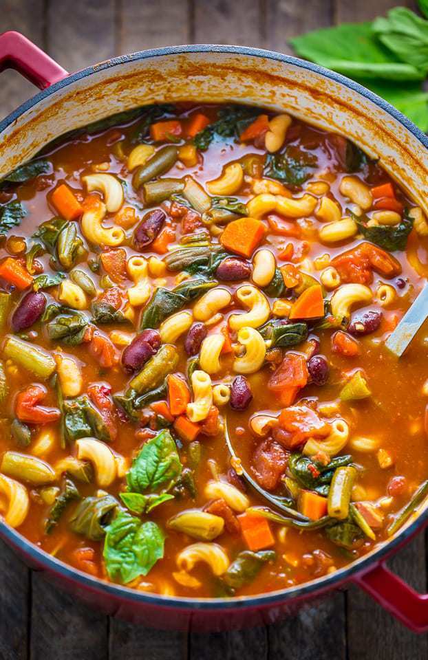 شوربة مينستروني الايطالية 2