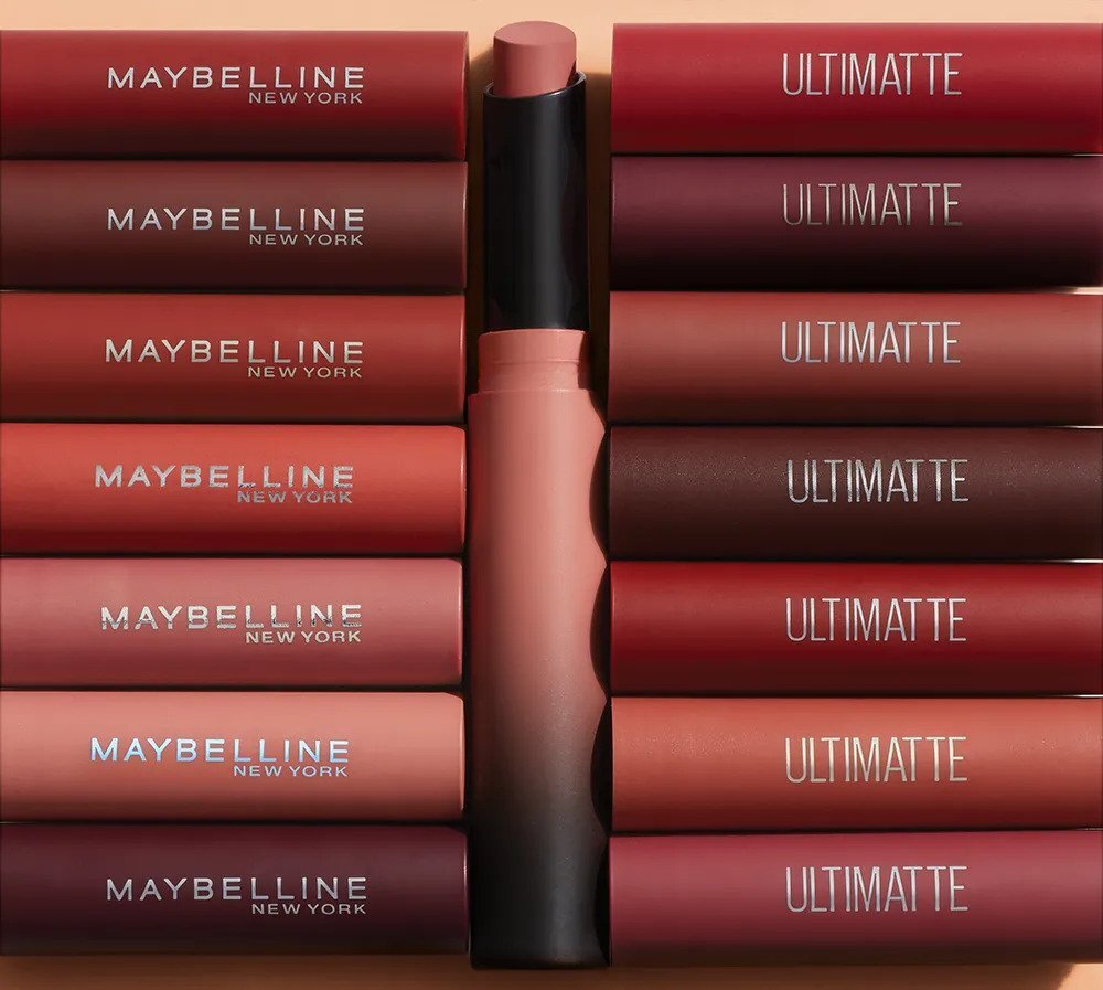 احمر شفايف COLOR SENSATIONAL ULTIMATTE SLIM LIPSTICK MAKEUP من مايبيلين