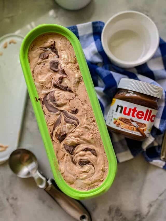 آيس كريم النوتيلا 2