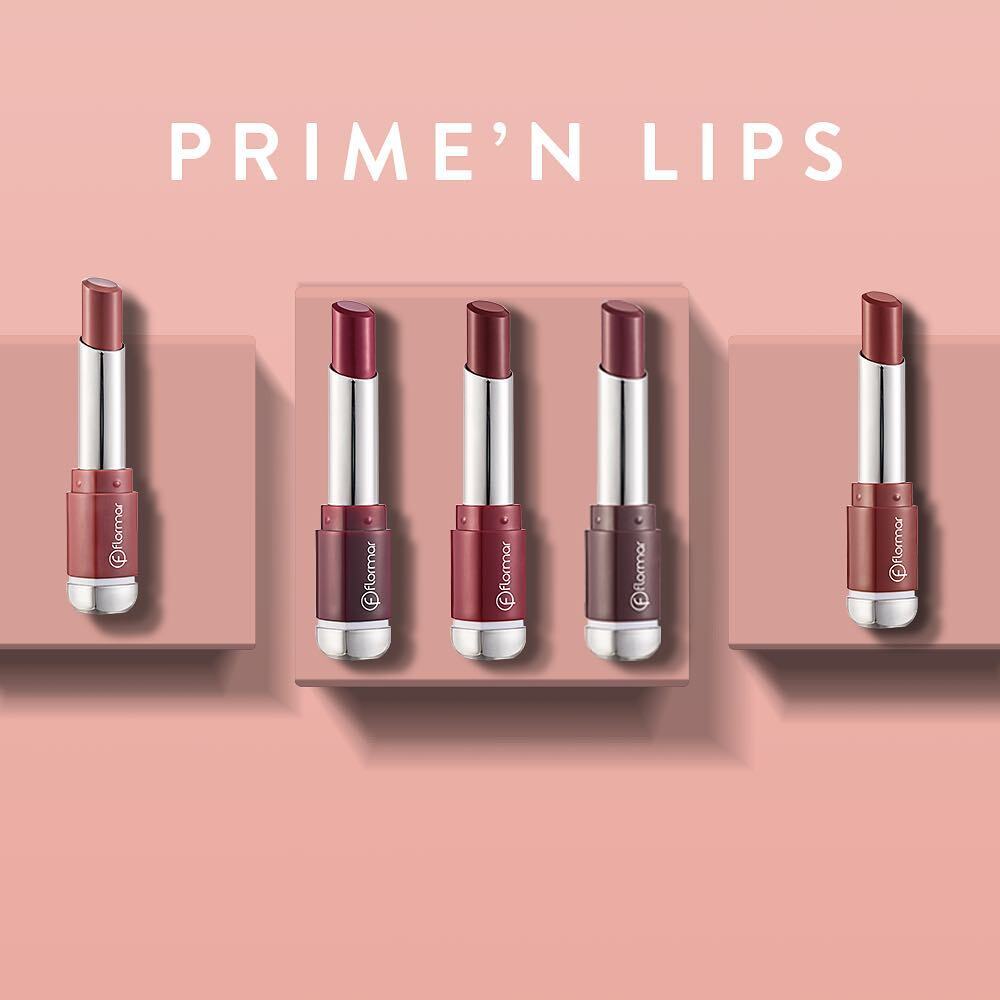 روج برايمن من فلورمار Flormar Prime ‘N Lips Lipstick – Velvety Bordeaux