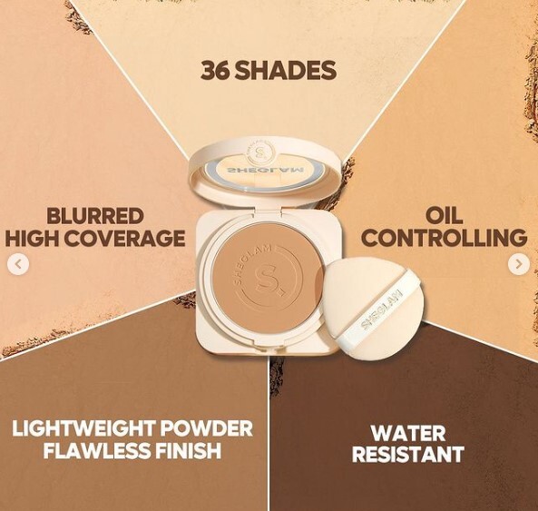 كريم اساس بودر من شيجلام Sheglam skin-Focus High Coverage Powder Foundation.3