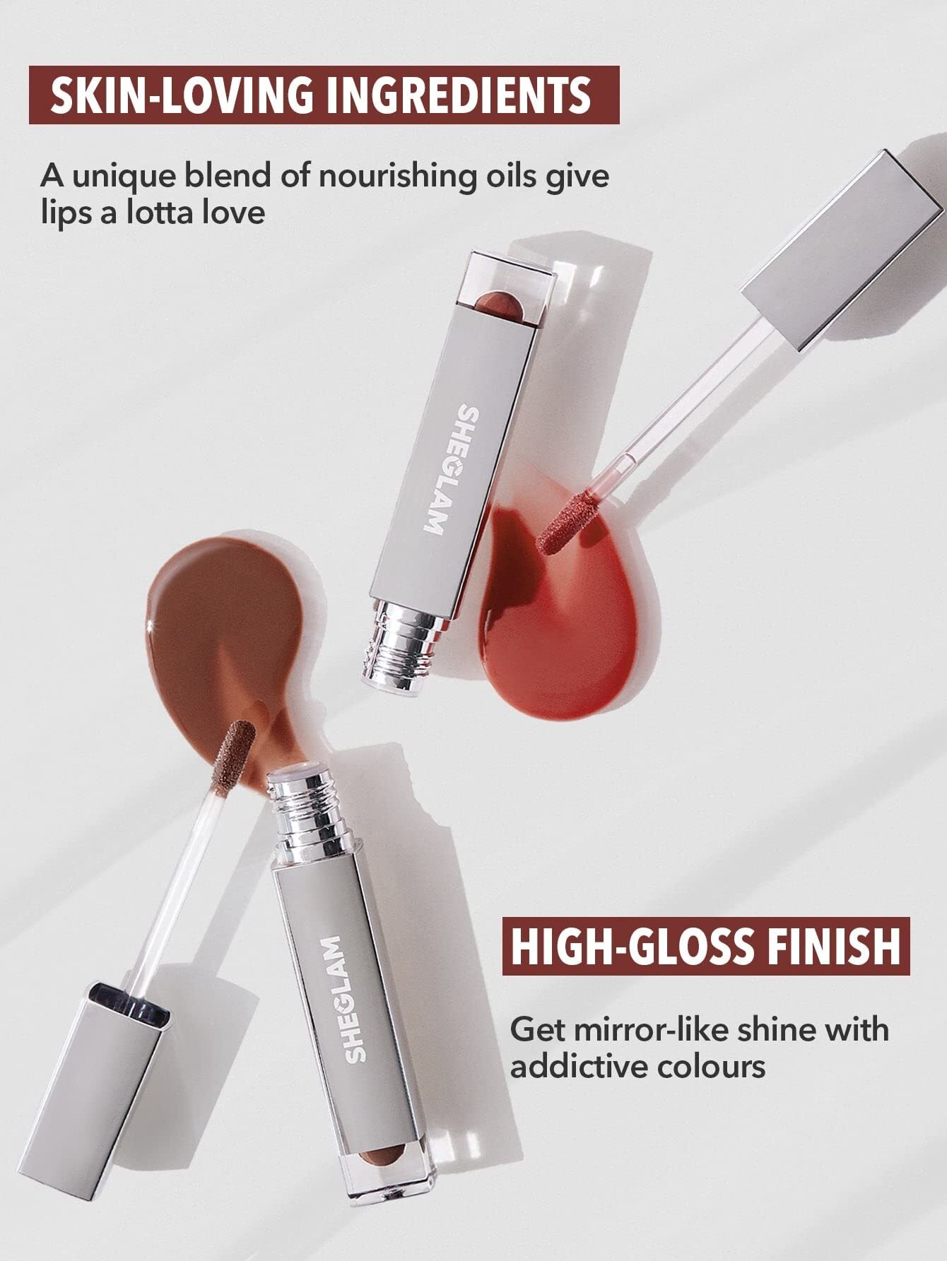 ليب جلوس جليز داز من شيجلام Sheglam Glaze Daze Lip Gloss-Dark Peach