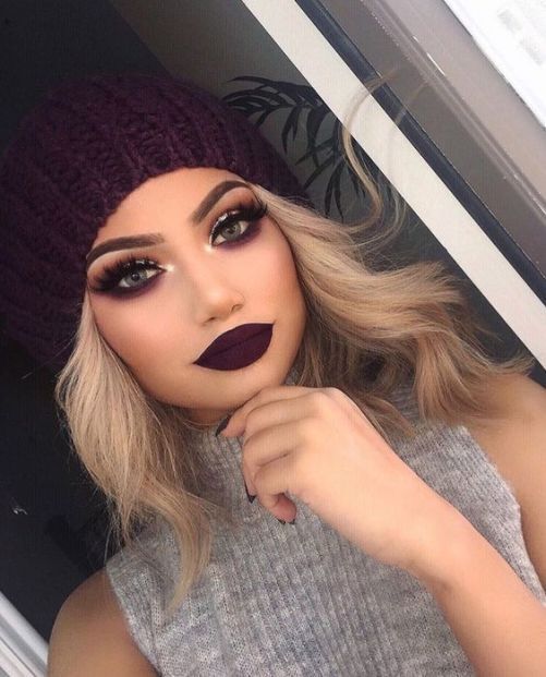 نصايح لوضع الروج الغامق 14