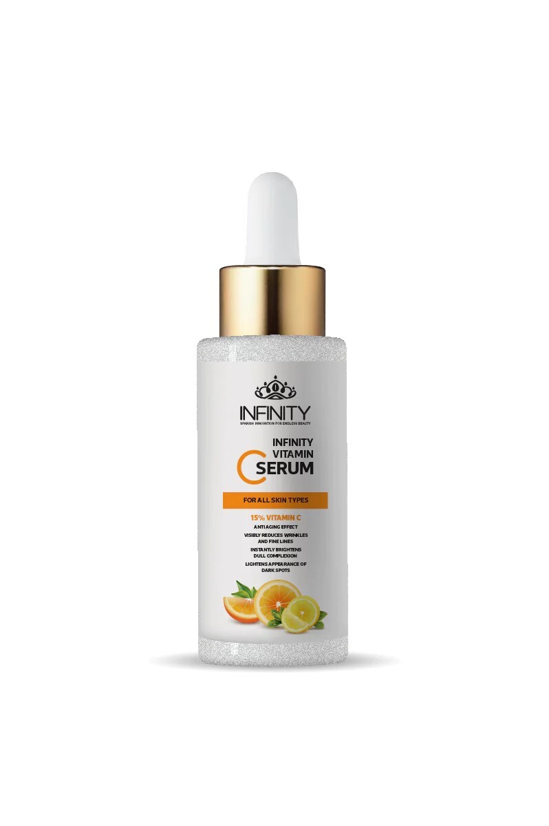 سيروم فيتامين سي مع الكولاجين والهيالورونيك اسيد من انفينتي Infinity Vitamin C Serum With Collagen & Hyaluronic Acid