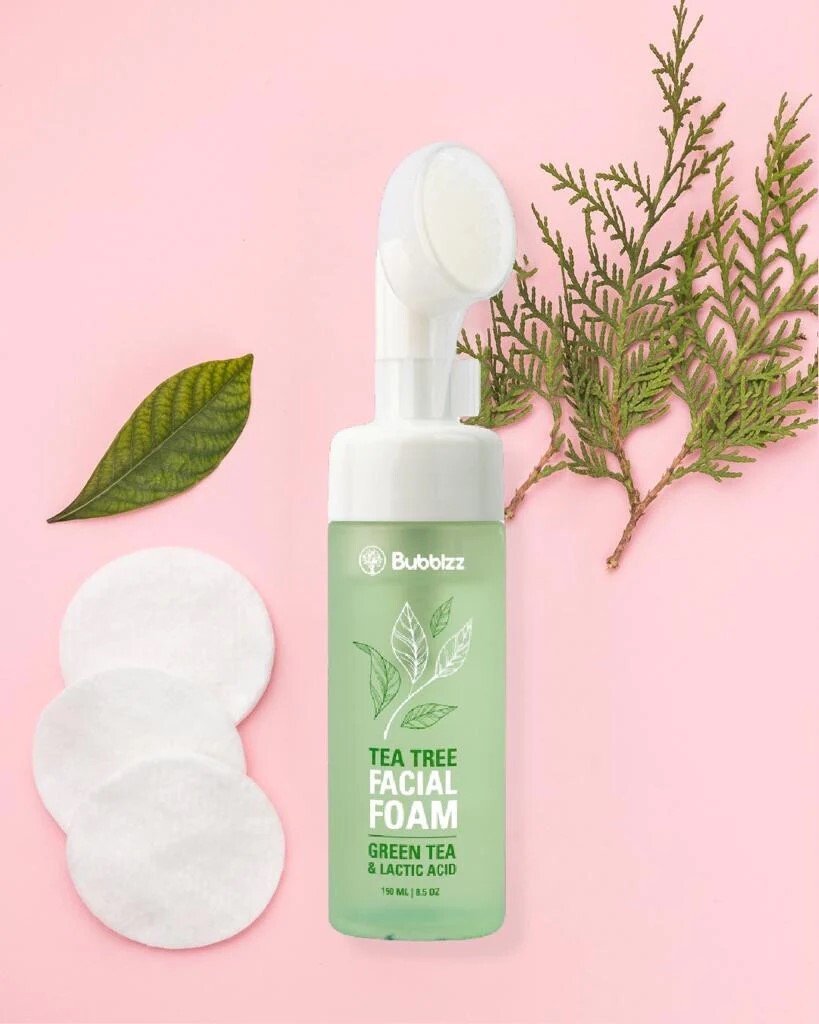 غسول بابلز بزيت شجرة الشاي Bubblzz Tea Tree Facial Foam