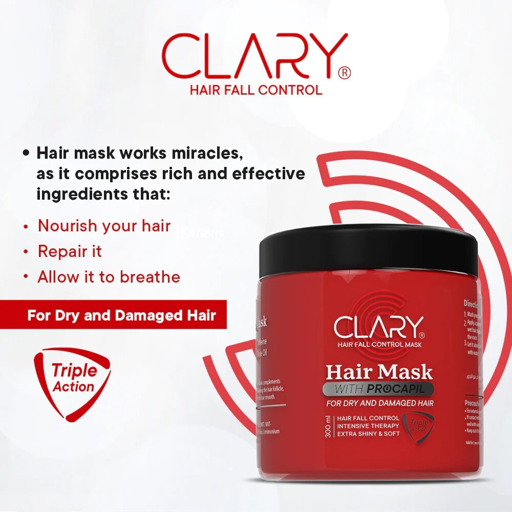 ماسك الشعر من كلاري Clary hair mask