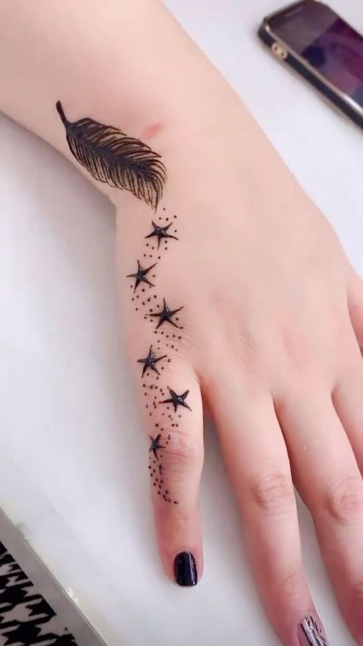 افكار رسومات حنة للايد.18 افكار رسومات حنة للايد.18