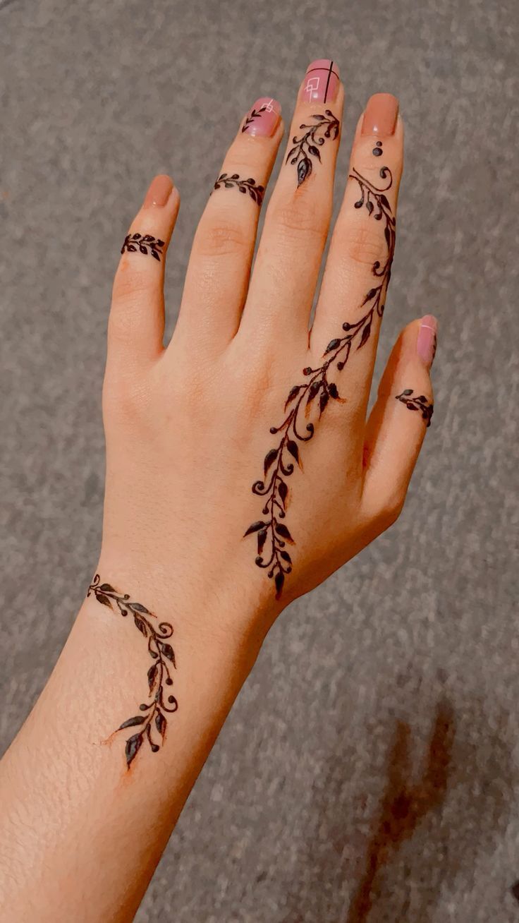 افكار رسومات حنة للايد.21 افكار رسومات حنة للايد.21