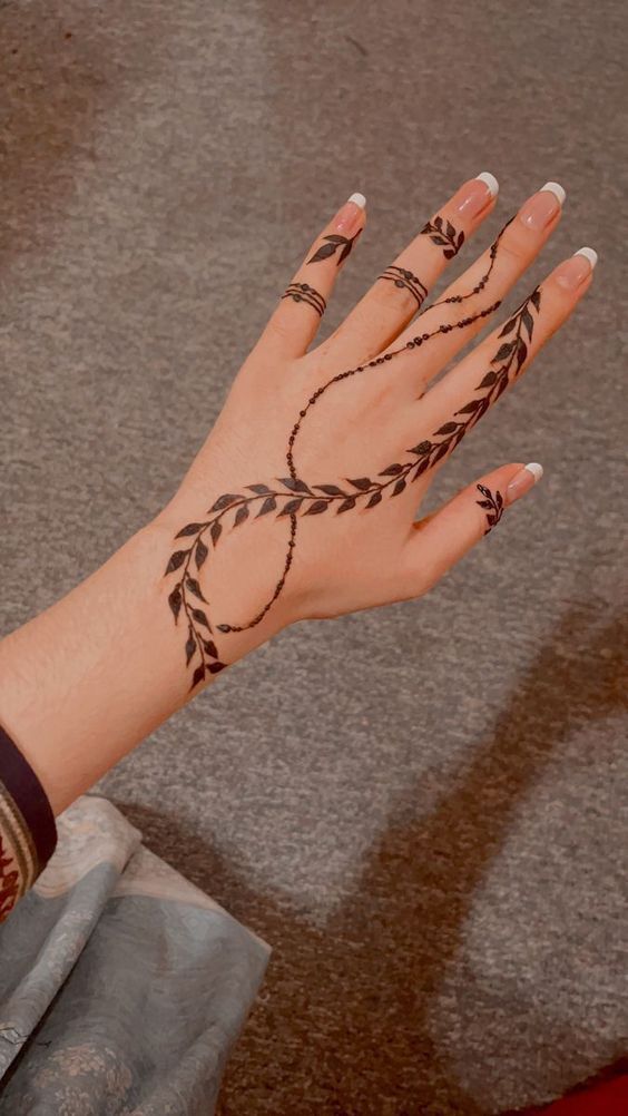 افكار رسومات حنة للايد.22 افكار رسومات حنة للايد.22