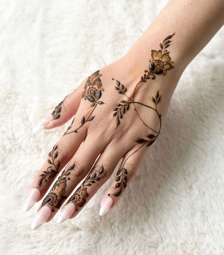 افكار رسومات حنة للايد.3 افكار رسومات حنة للايد.3
