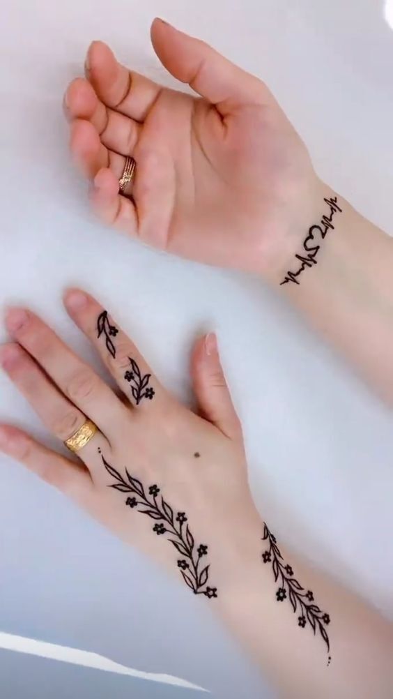 افكار رسومات حنة للايد.31 افكار رسومات حنة للايد.31