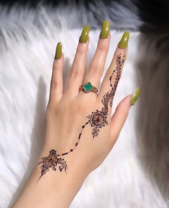 افكار رسومات حنة للايد.44 افكار رسومات حنة للايد.44