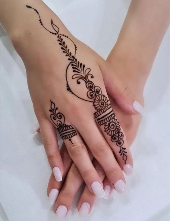 افكار رسومات حنة للايد.45 افكار رسومات حنة للايد.45