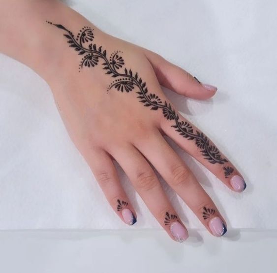 افكار رسومات حنة للايد.48 افكار رسومات حنة للايد.48