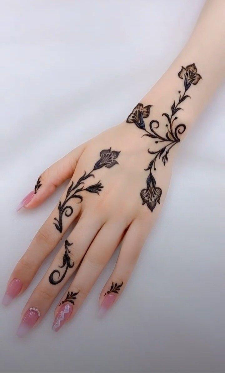 افكار رسومات حنة للايد.52 افكار رسومات حنة للايد.52
