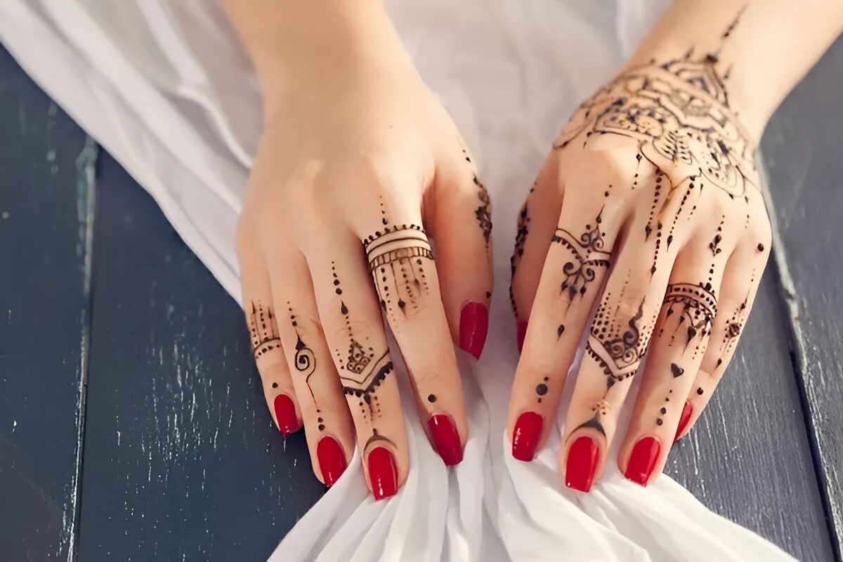 افكار رسومات حنة للايد