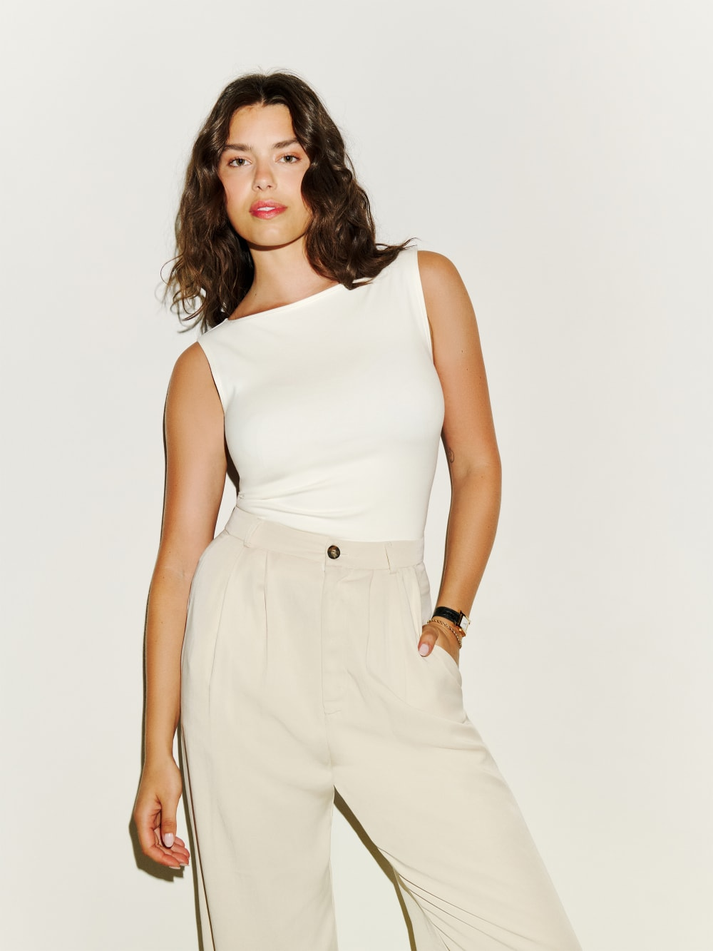 boatneck tank top