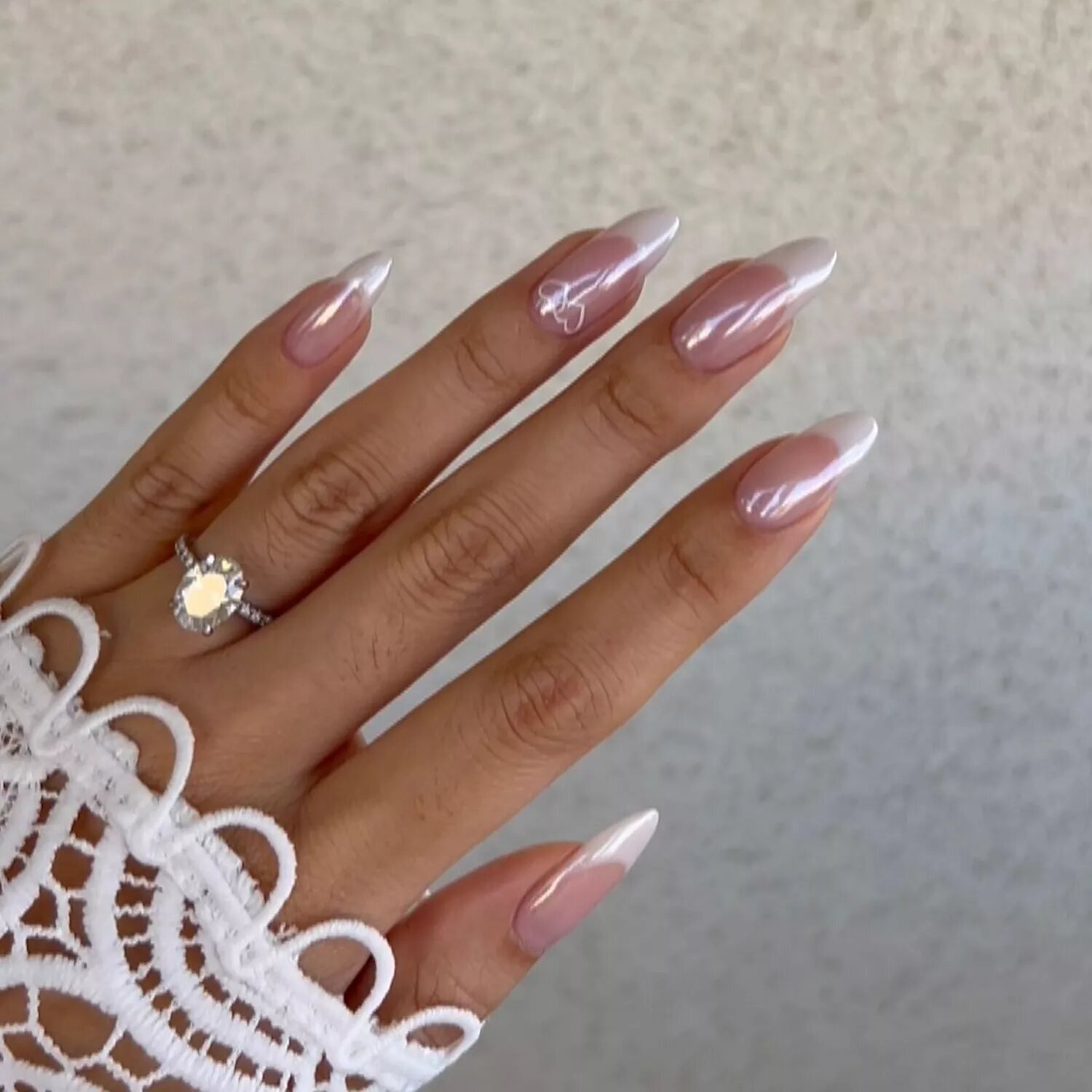 Chrome Accents nails
