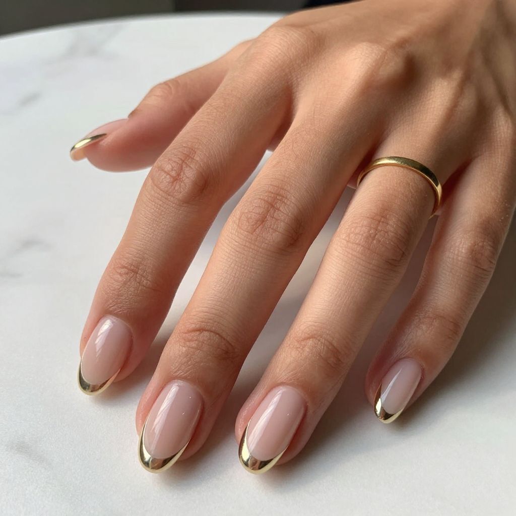 chrome nail art