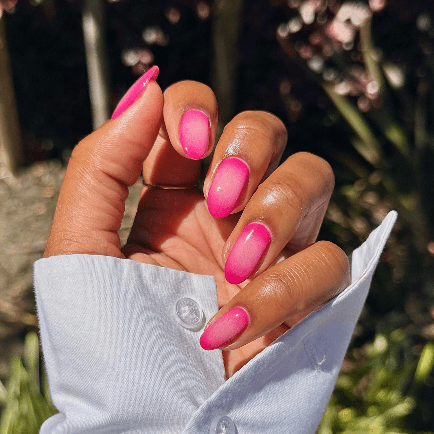 Hot Fuchsia nails
