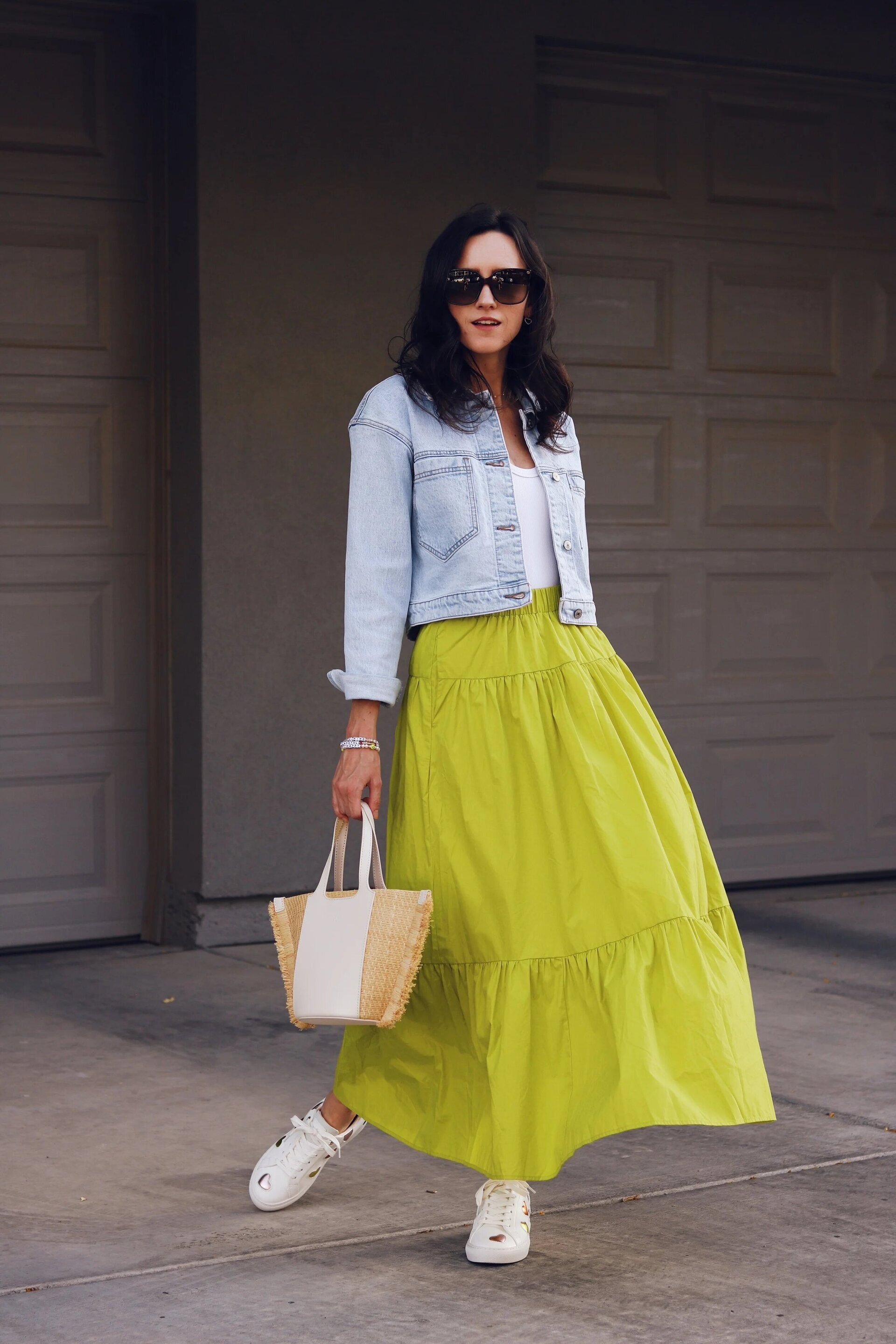 Lime Green + Blue