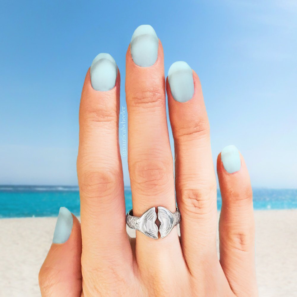 sea glass nail polish