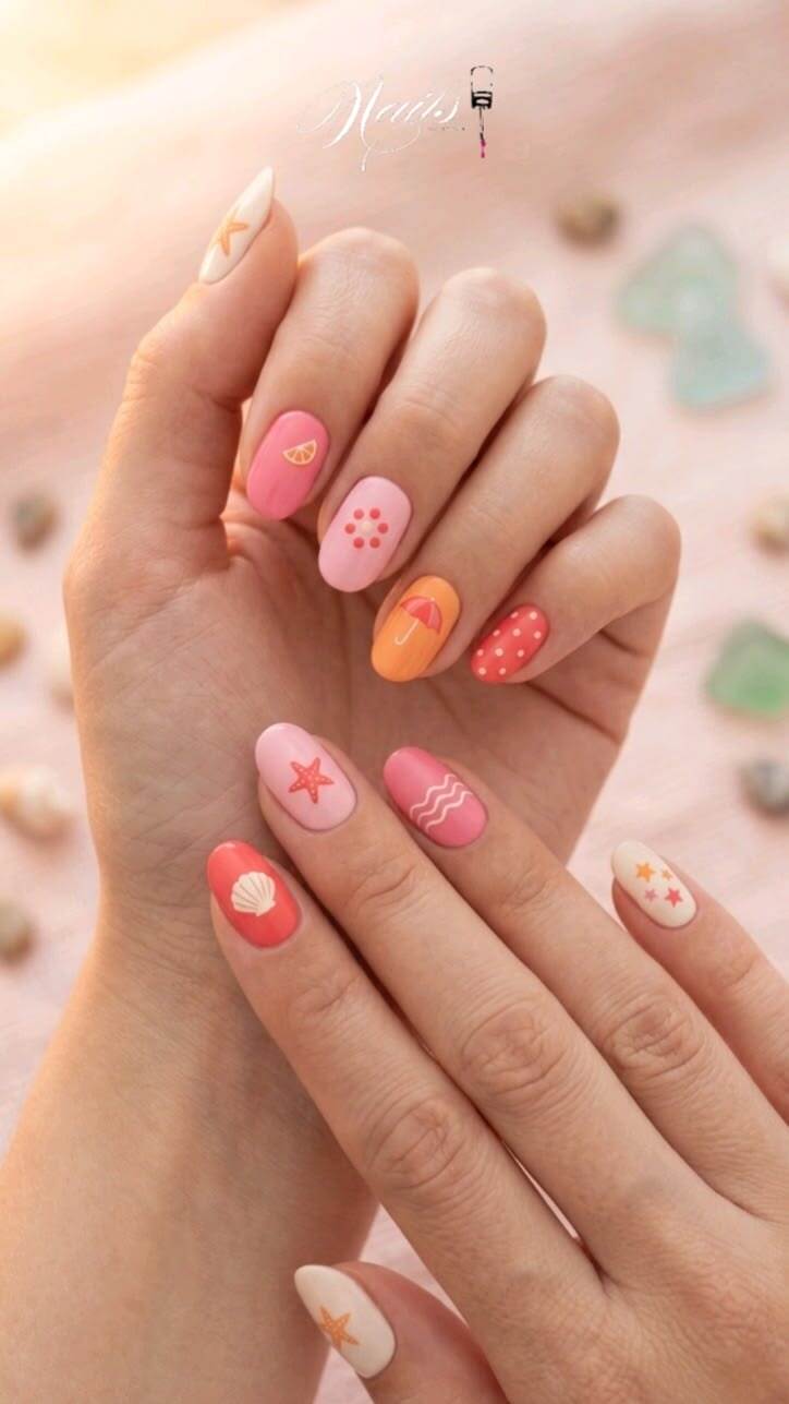 summer nails colors.19
