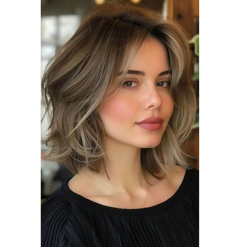قصات شعر موضة للصيف.٤