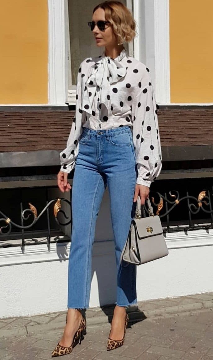 Polka dots top.2