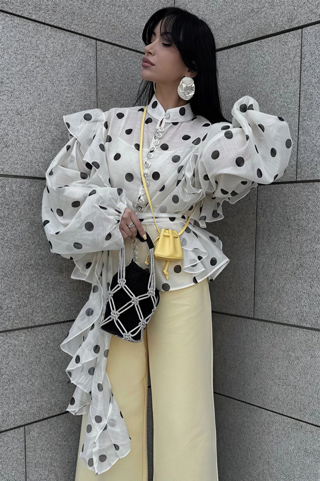 Translucent polka dots