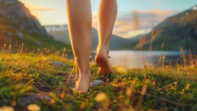 Barefoot walking