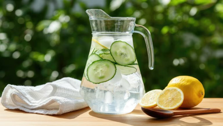 lemon water