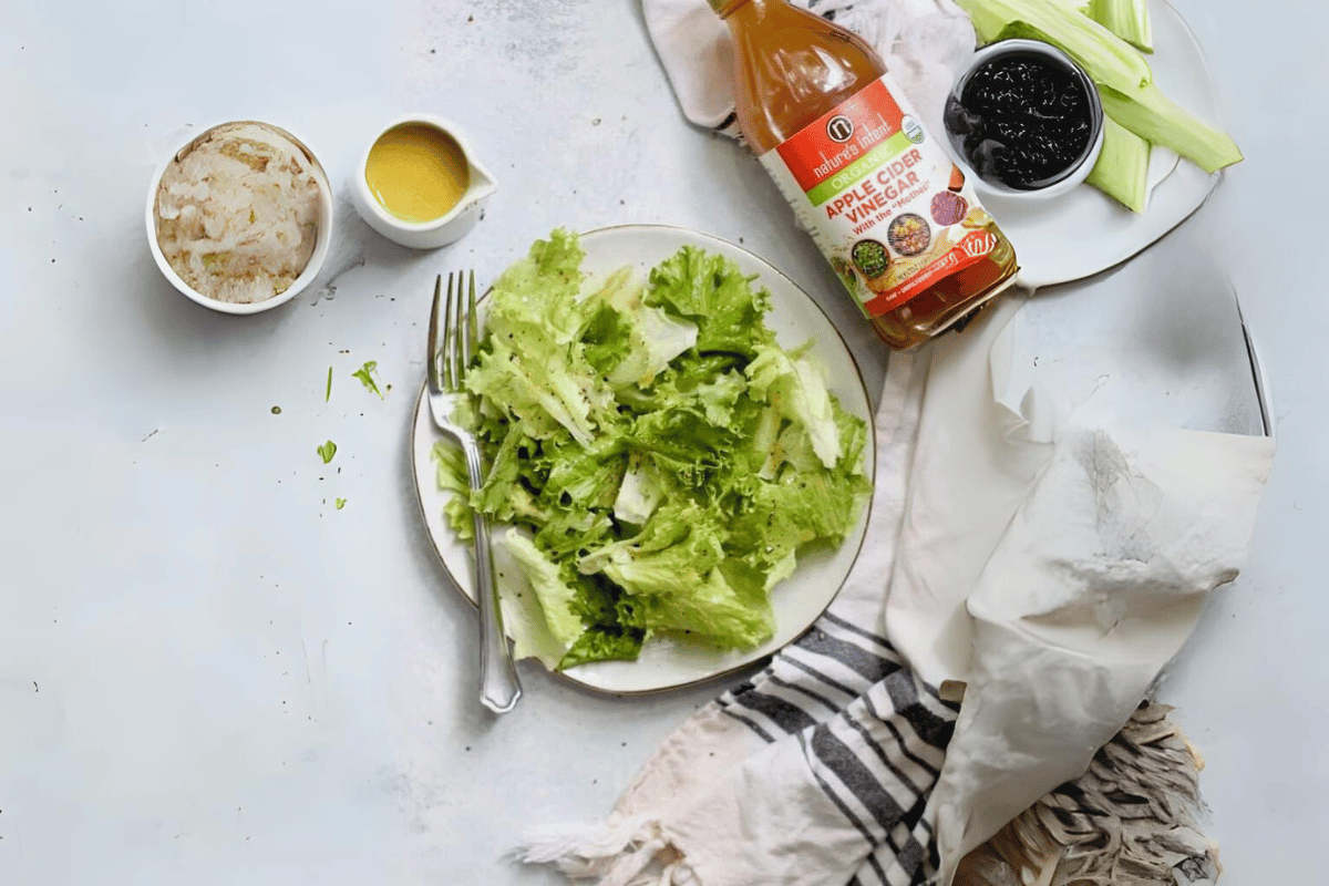 apple cider vinegar in meals